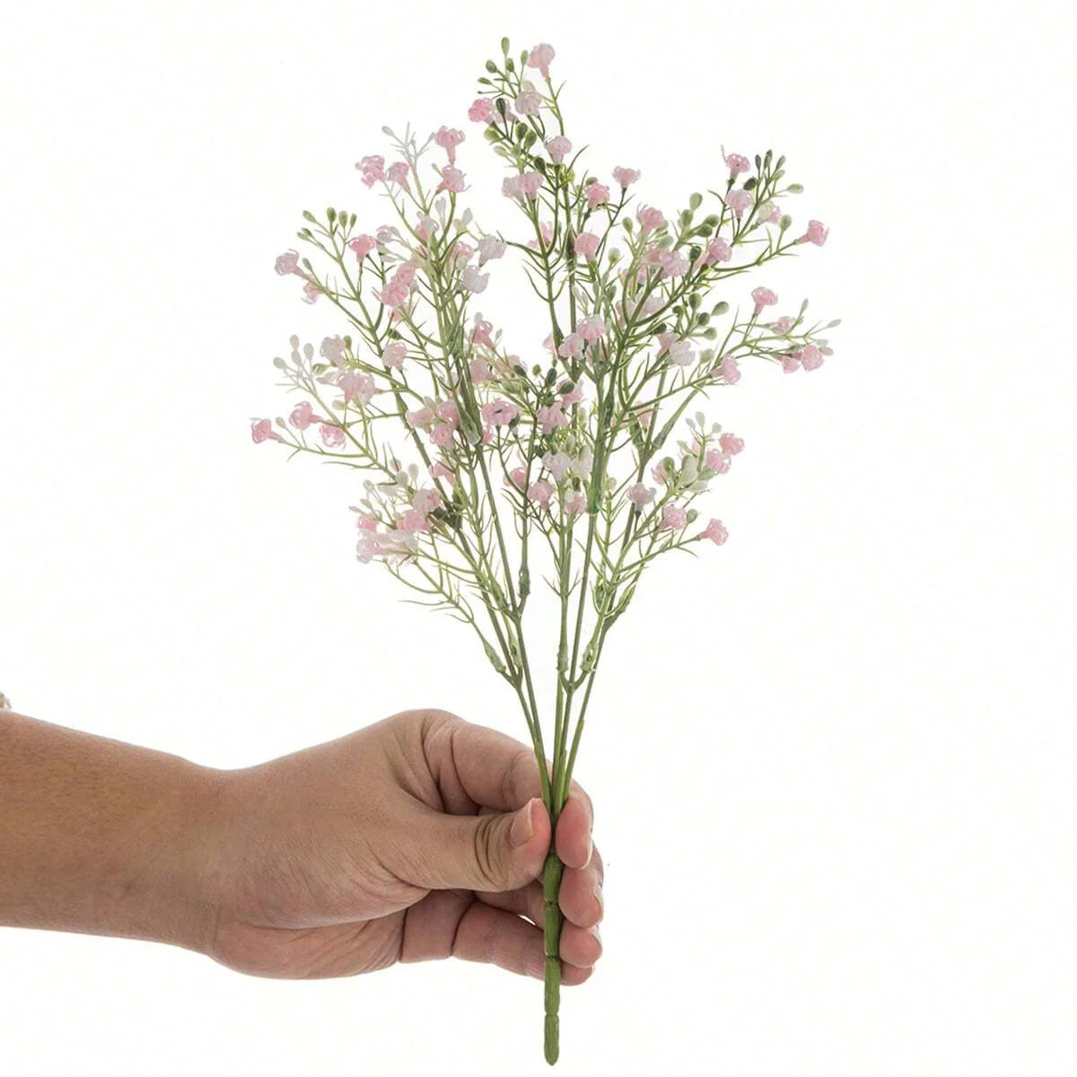 1pc/3pcs Artificial Plastic Baby's Breath Flower Bouquet, Fake Flowers For Valentine's Day, Bride, Wedding, Home, Restaurant, Bedroom Decor, Holiday, Birthday Party, Outdoor Garden Decor, Valentine's Day, Graduation Gift
