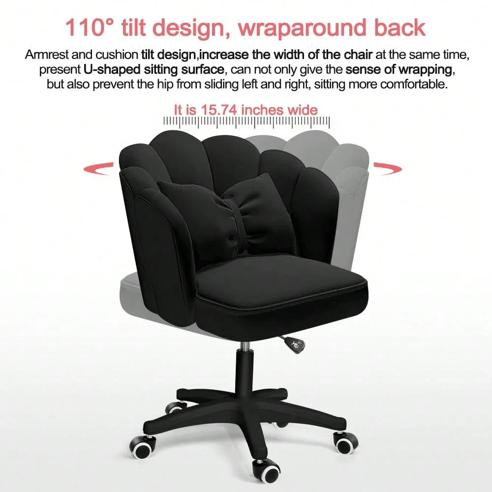 Cute Petal Adjustable Butterfly Desk Chair