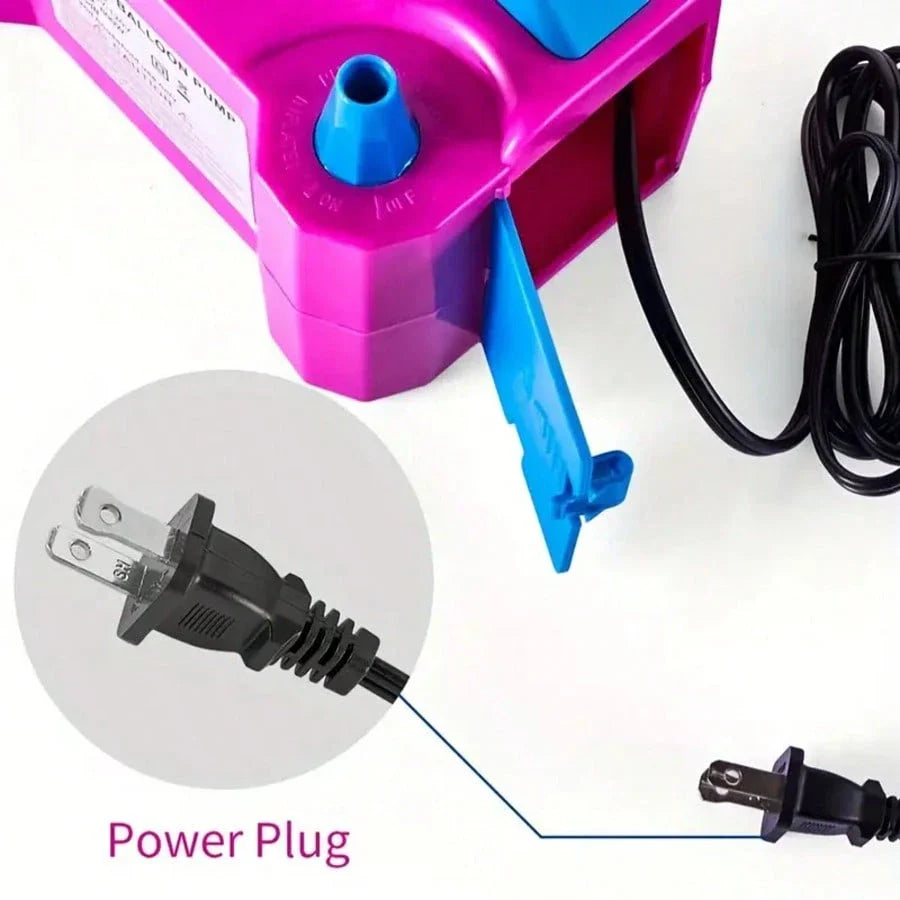 LocalPortable Electric Balloon Pump/Electric Balloon Inflator Decoration, Suitable For Halloween Parties, Gifts, Wedding Celebrations, Holiday Party Decoration, Balloon Pump