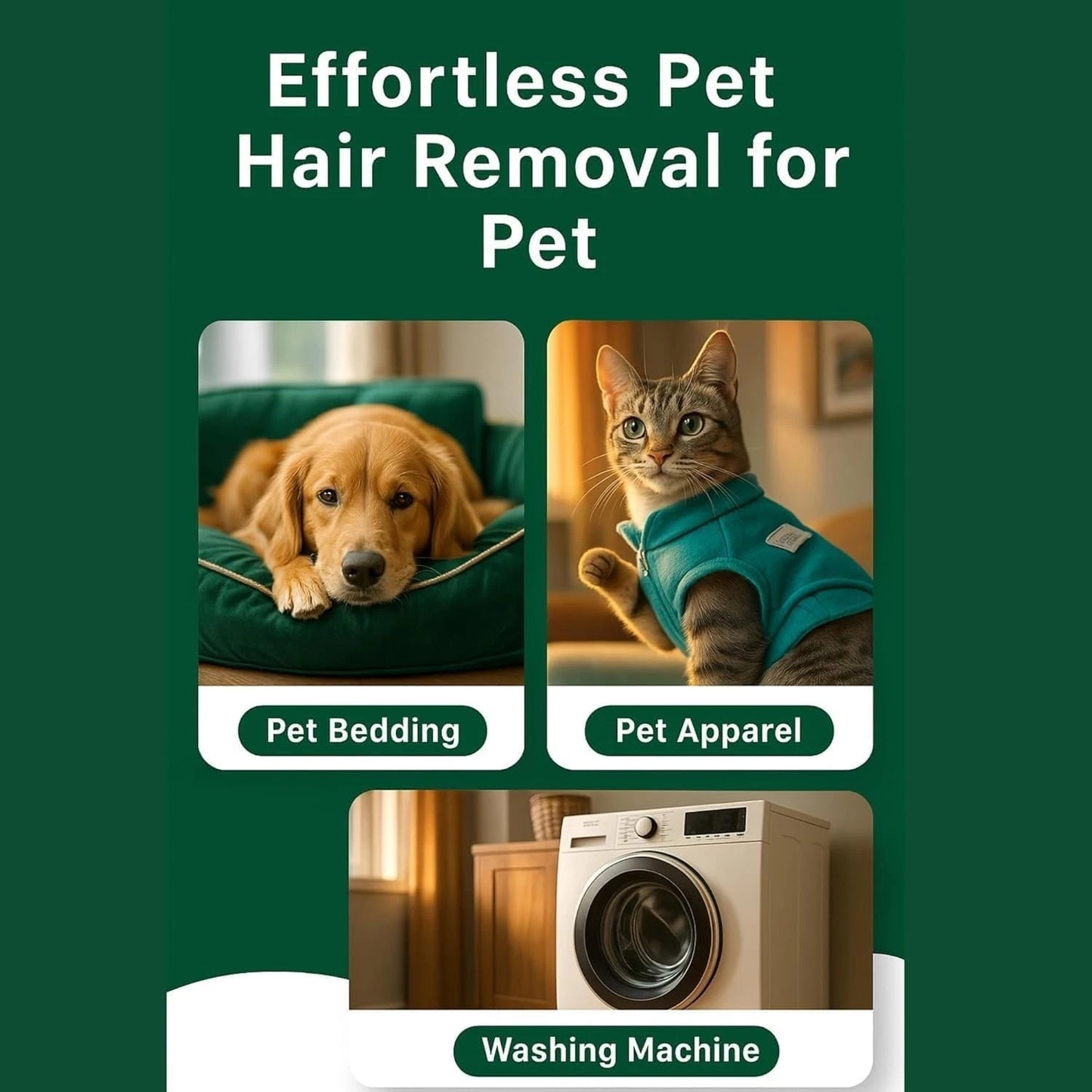 Pet Hair Washing Machine Dissolver