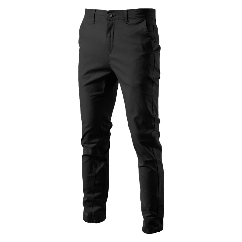AIOPESON Cotton Slim Fit Men Trousers