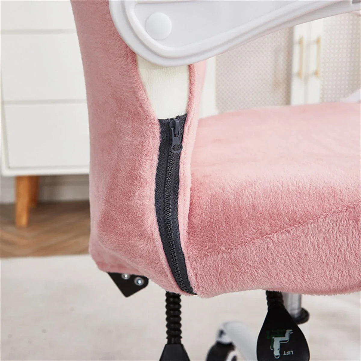 Velvet Stretch Office Chair Cover