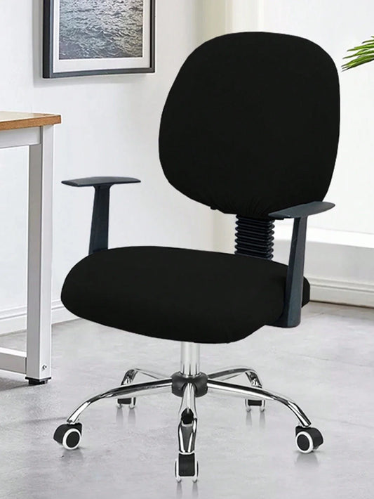 Solid Color Modern Office Chair Cover