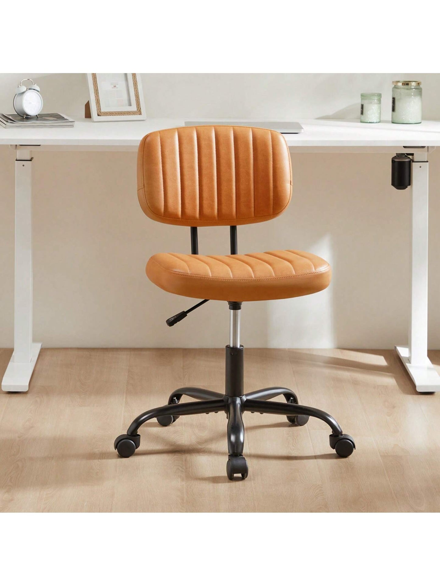 Sweetcrispy Small Armless Office Chair