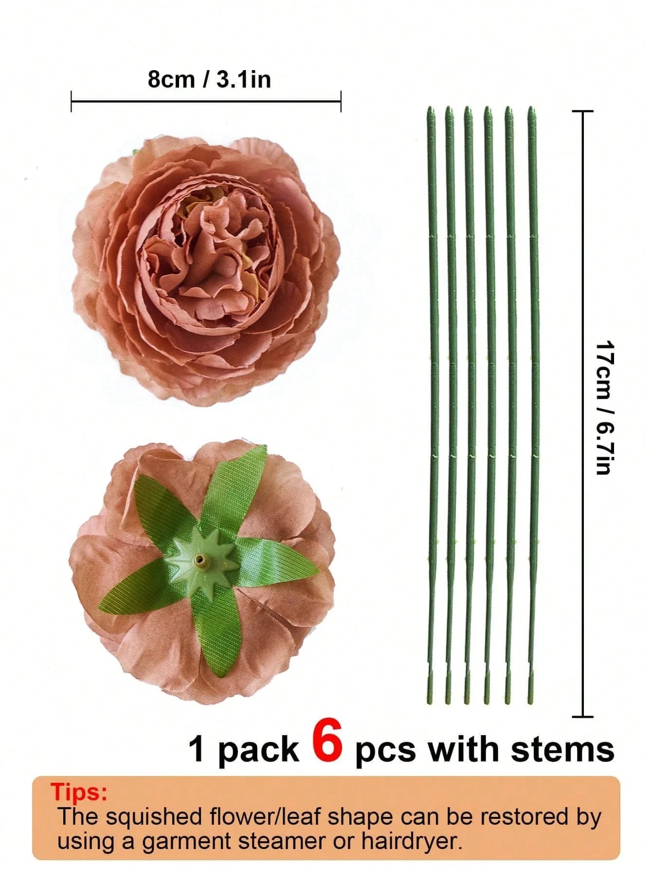 12/24pcs Artificial Peony Flowers Simulated Peony Flower Heads With Stems For Wedding Party Decoration, Cake Decoration And Home Living Room Table Centerpieces,Fake Plants,Fall Decor,Room,Desk,Garden Decor,Room Decoration Stuff