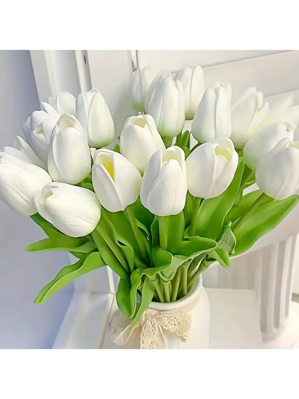 1/3/10/20/30pcs Premium Artificial Flowers, Real Touch Tulips Bouquet, Artificial Flowers For Wedding Room Home Hotel Party Event Valentine's Day New Years Gifts