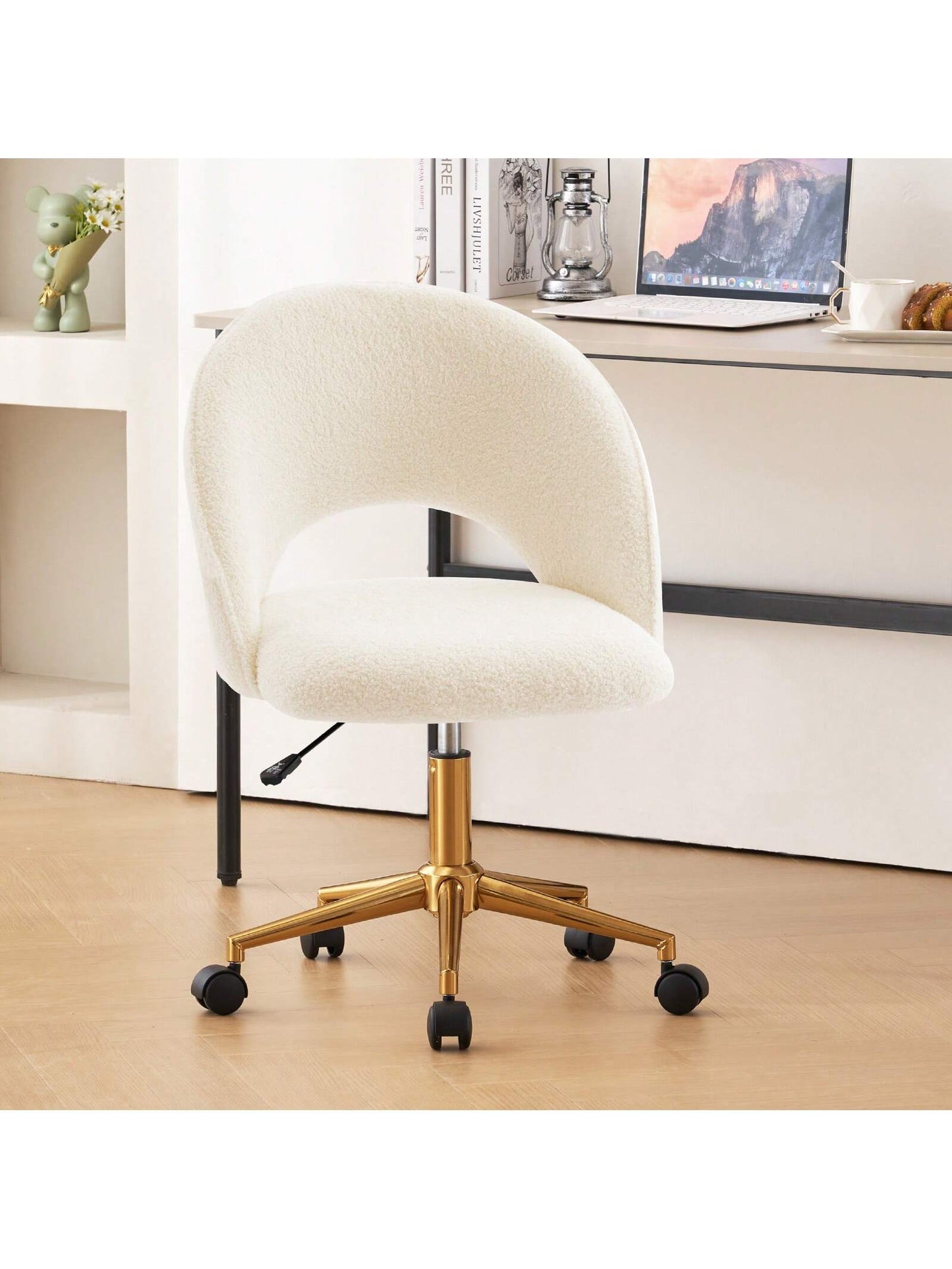 Fumahaus Sherpa Swivel Vanity Desk Chair