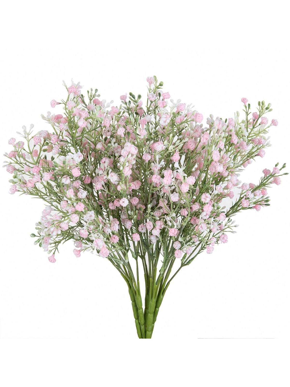 1pc/3pcs Artificial Plastic Baby's Breath Flower Bouquet, Fake Flowers For Valentine's Day, Bride, Wedding, Home, Restaurant, Bedroom Decor, Holiday, Birthday Party, Outdoor Garden Decor, Valentine's Day, Graduation Gift