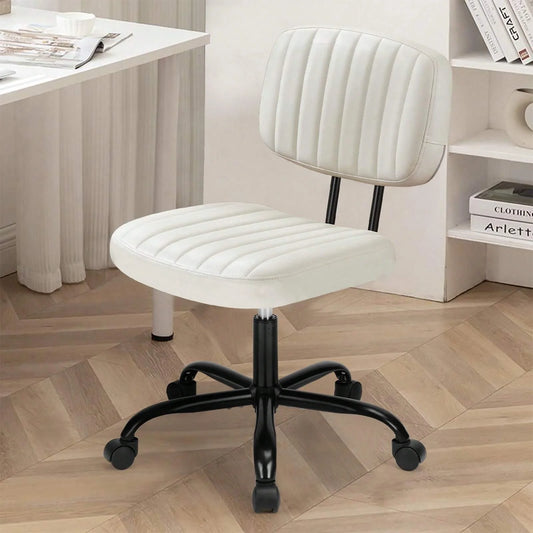 Sweetcrispy Small Armless Office Chair
