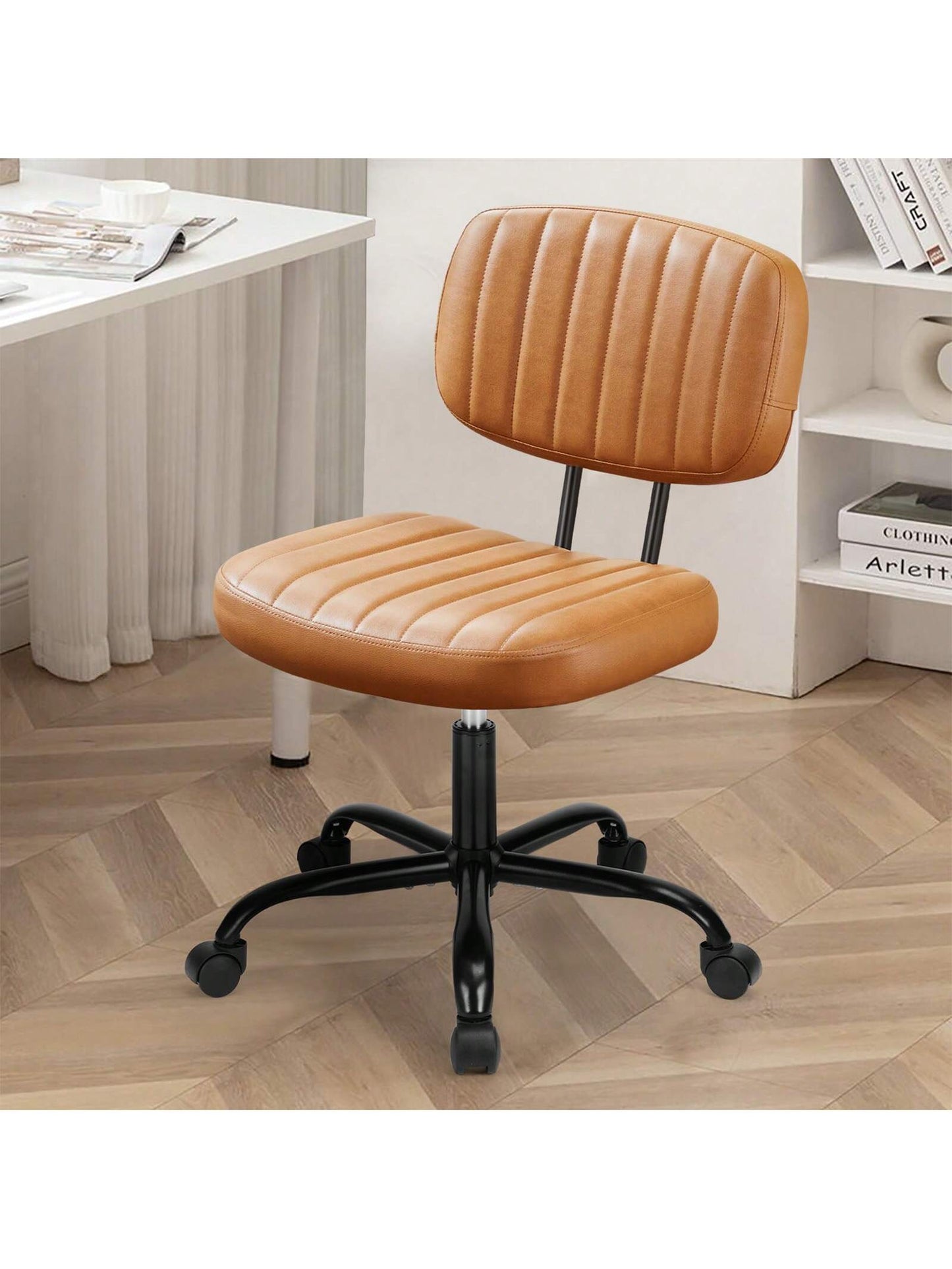Sweetcrispy Small Armless Office Chair