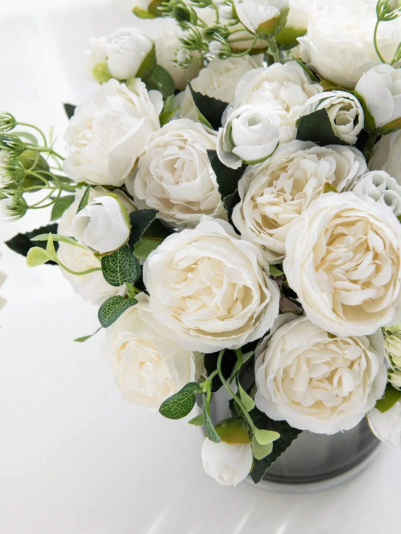 Artificial Rose Flower Bouquet Decor