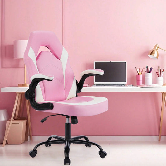 Sweetcrispy Big Tall Leather Office Chair