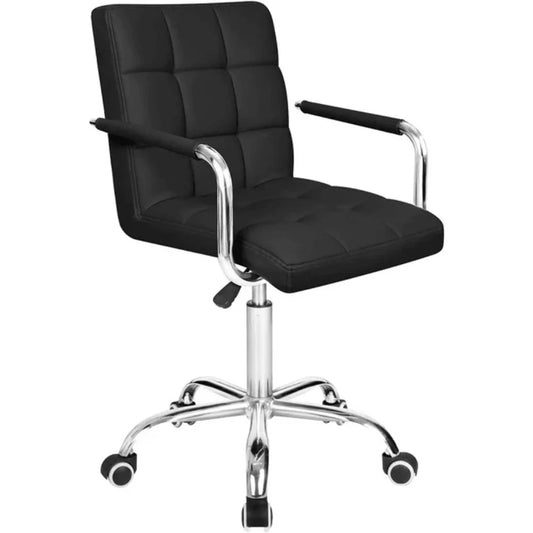 Mid Back PU Leather Office Chair