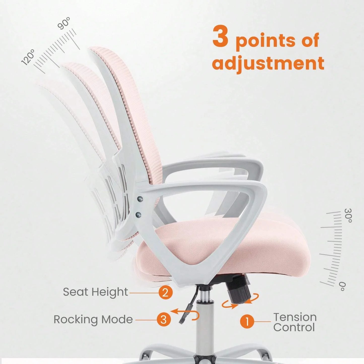 Sweetcrispy Ergonomic Mesh Office Chair