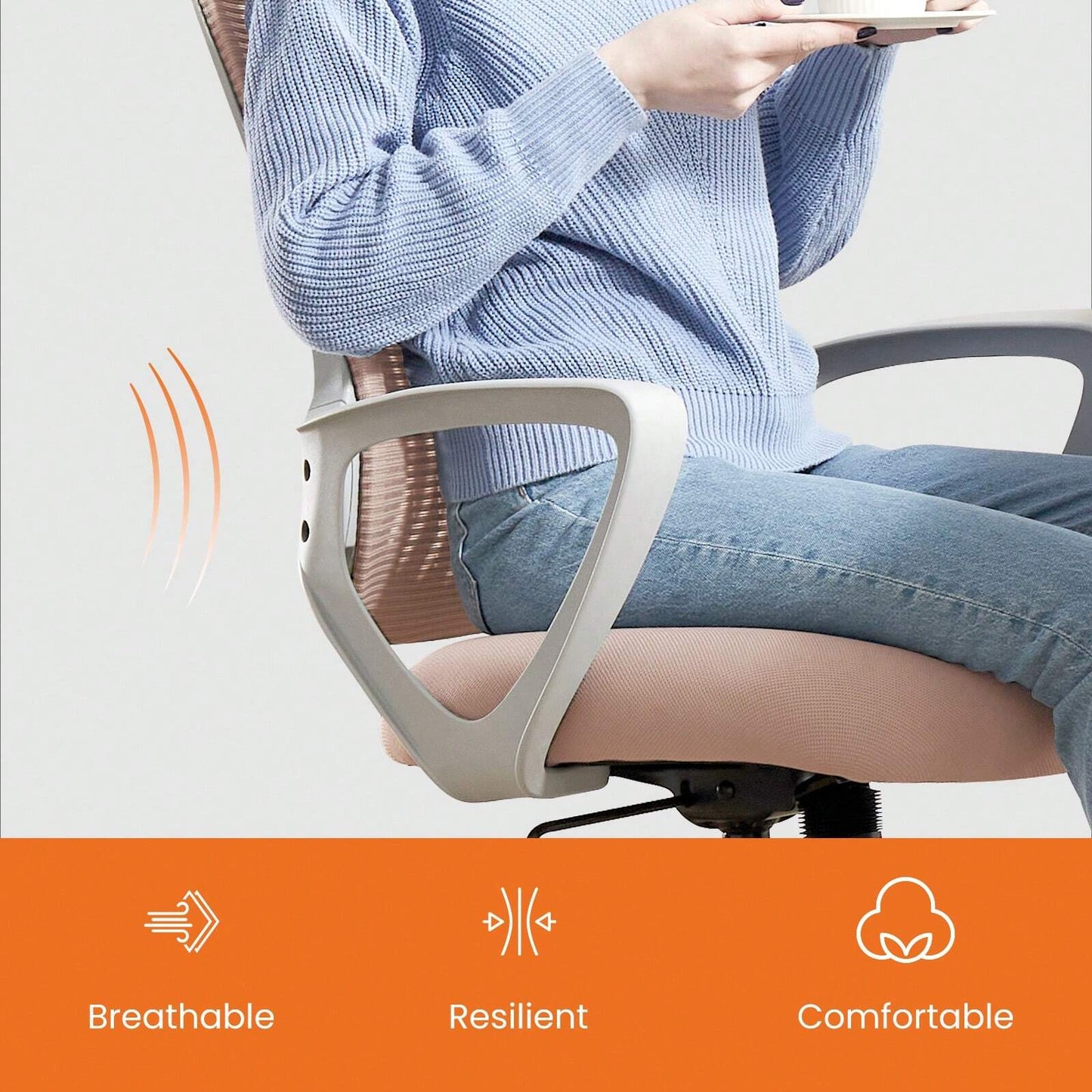 Sweetcrispy Ergonomic Mesh Office Chair