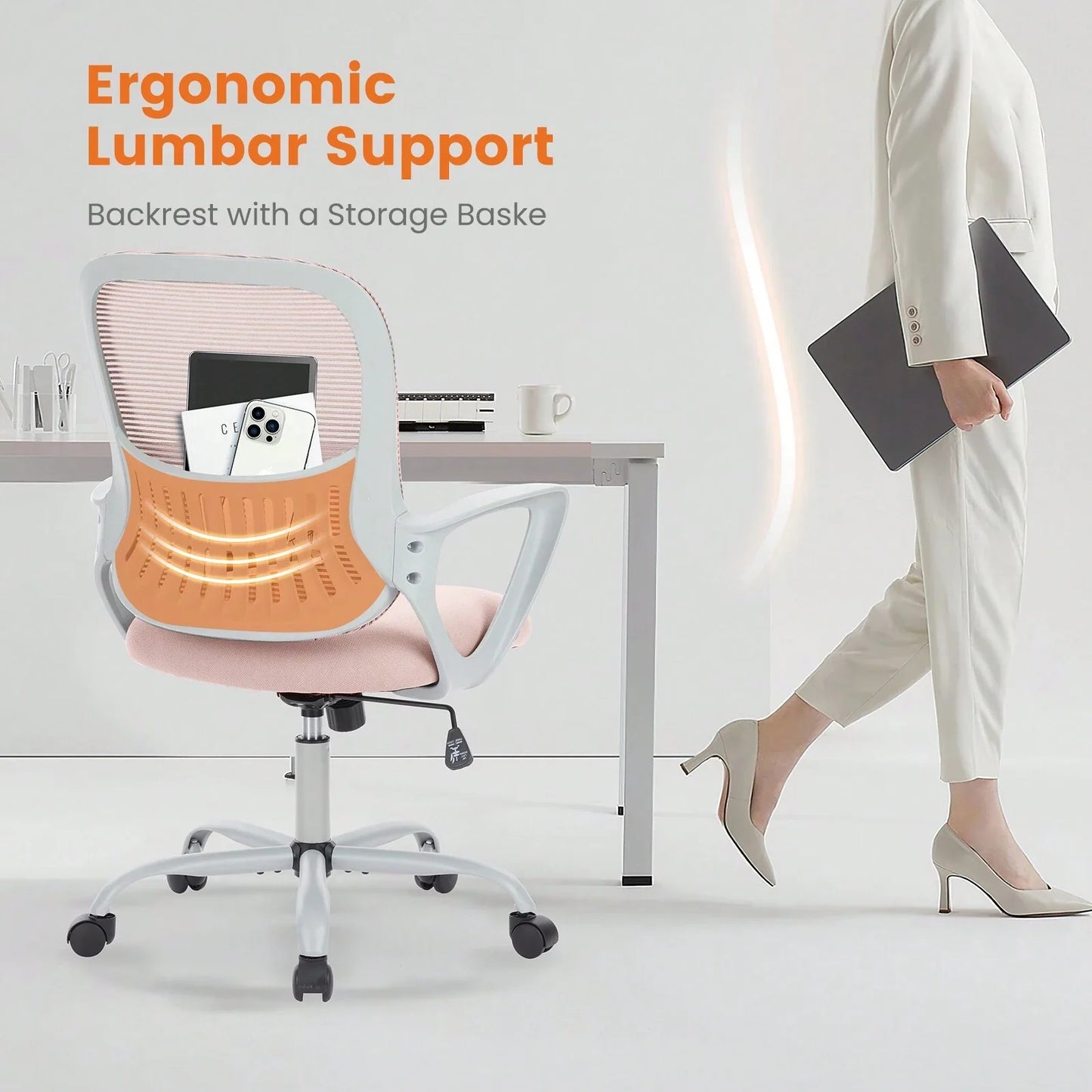 Sweetcrispy Ergonomic Mesh Office Chair