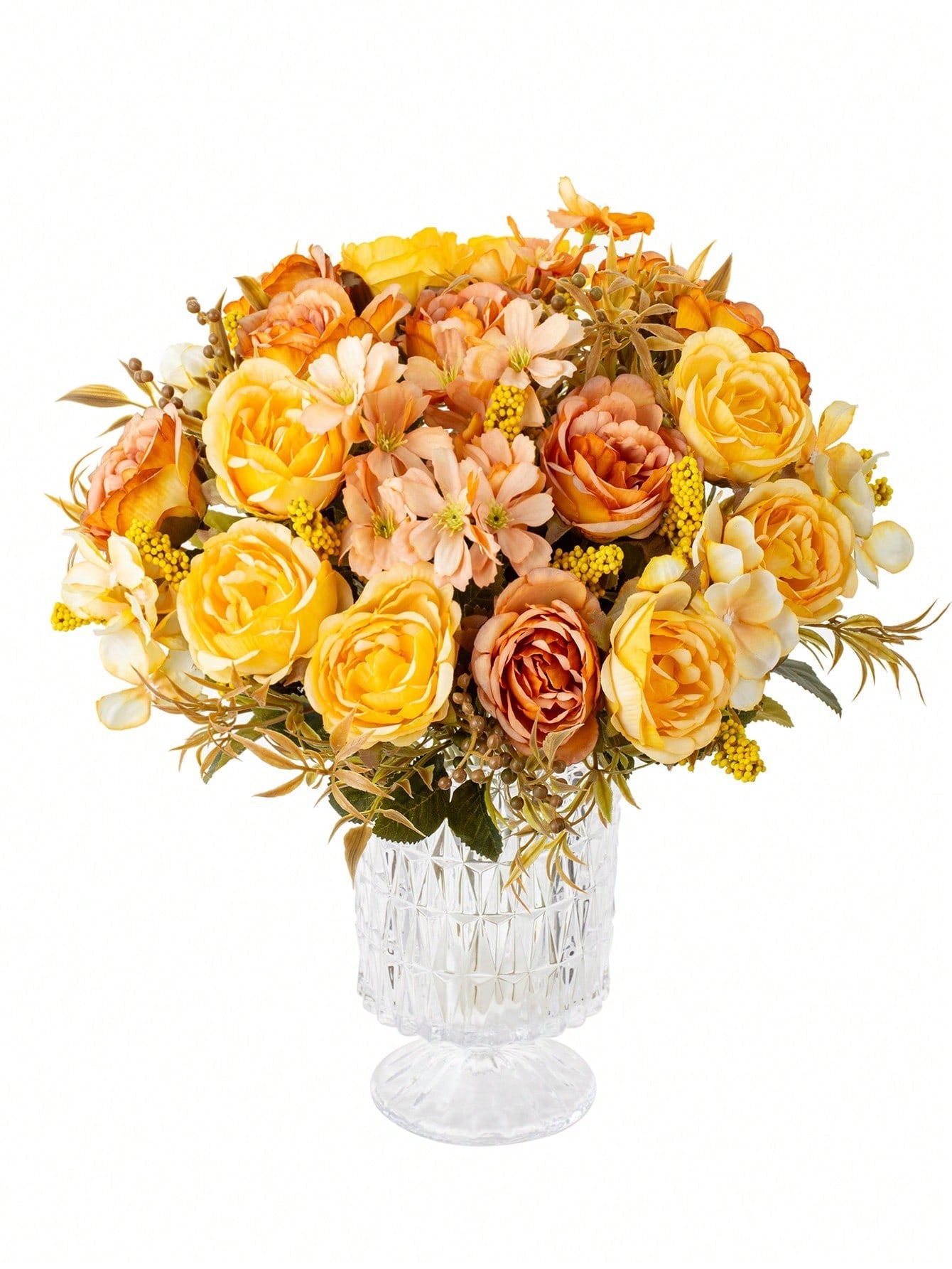 Artificial Rose Flower Bouquet Decor