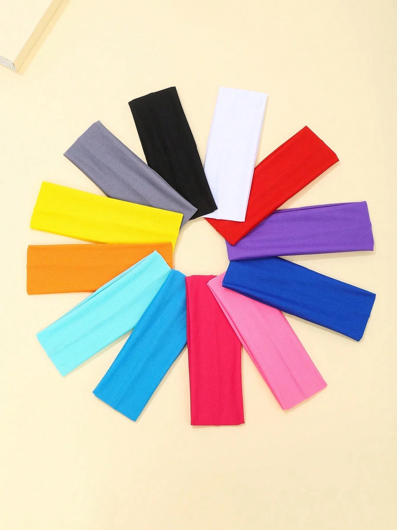 5pcs Set Wide Elastic Sports Yoga Headbands, Pink Tone Hair Band Turban Headband Sweatband, Hairband Fall Winter Hair Accessories For Women For Vacation Outfits Woman Elegant Scarf Women Bandana Soft Headwrap