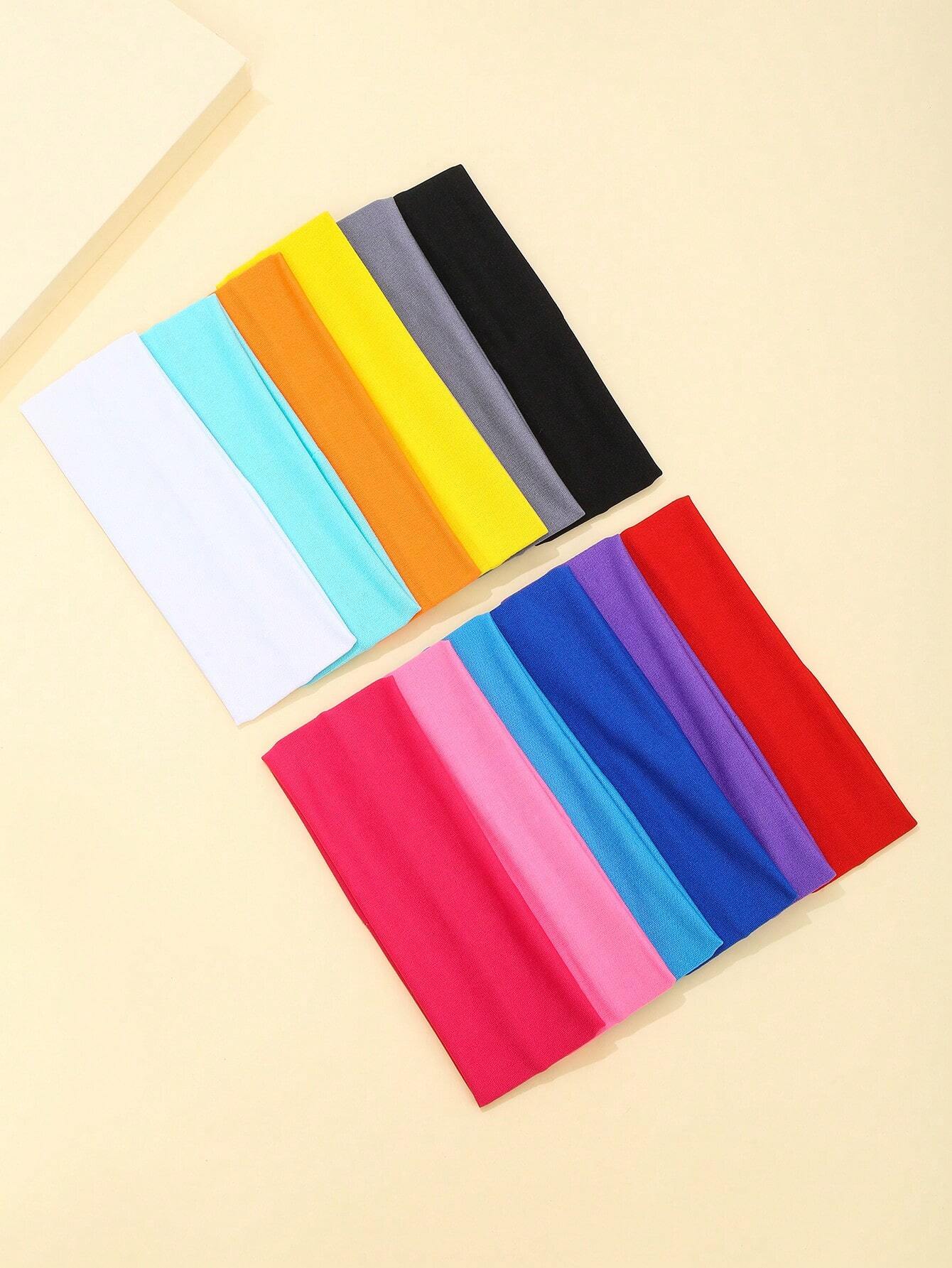 5pcs Set Wide Elastic Sports Yoga Headbands, Pink Tone Hair Band Turban Headband Sweatband, Hairband Fall Winter Hair Accessories For Women For Vacation Outfits Woman Elegant Scarf Women Bandana Soft Headwrap