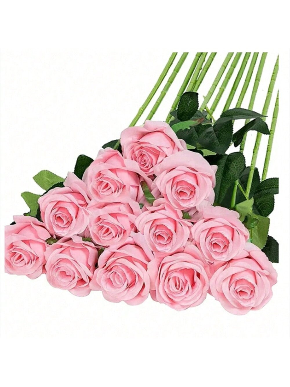 1pc/5pcs/10pcs/12pcs/20pcs Burgundy 20-Inch Artificial Roses, Premium Fake Roses, Suitable For Home Decor, Room Decor, Dining Table Decor, Wedding Decor, Bridal Bouquet, Wrist Corsage, Flower Arrangement Materials