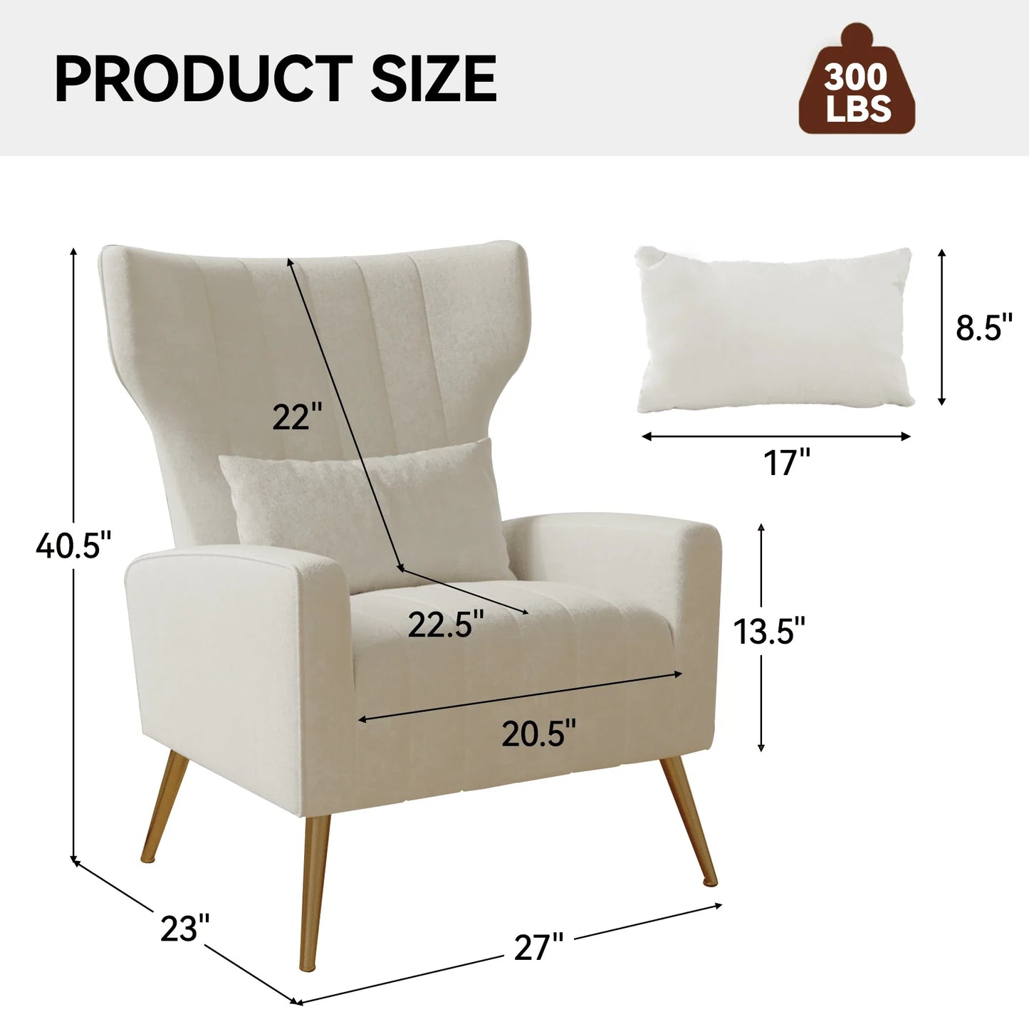 Nalupatio Velvet High-Back Lounge Armchair