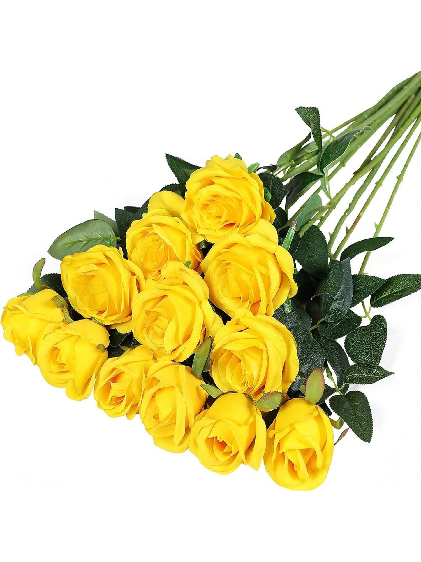 1pc/5pcs/10pcs/12pcs/20pcs Burgundy 20-Inch Artificial Roses, Premium Fake Roses, Suitable For Home Decor, Room Decor, Dining Table Decor, Wedding Decor, Bridal Bouquet, Wrist Corsage, Flower Arrangement Materials
