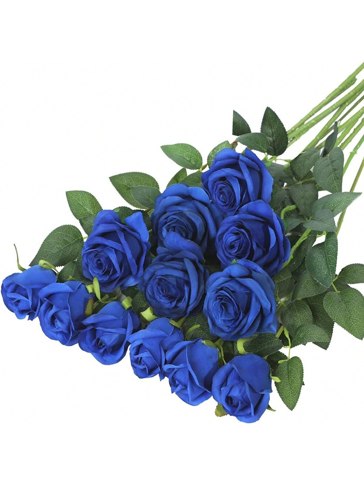 1pc/5pcs/10pcs/12pcs/20pcs Burgundy 20-Inch Artificial Roses, Premium Fake Roses, Suitable For Home Decor, Room Decor, Dining Table Decor, Wedding Decor, Bridal Bouquet, Wrist Corsage, Flower Arrangement Materials