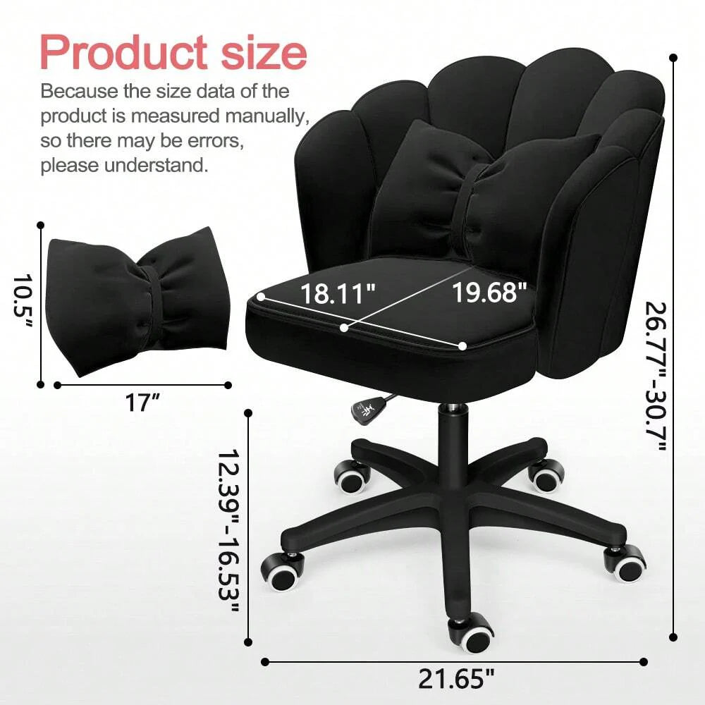 Cute Petal Adjustable Butterfly Desk Chair