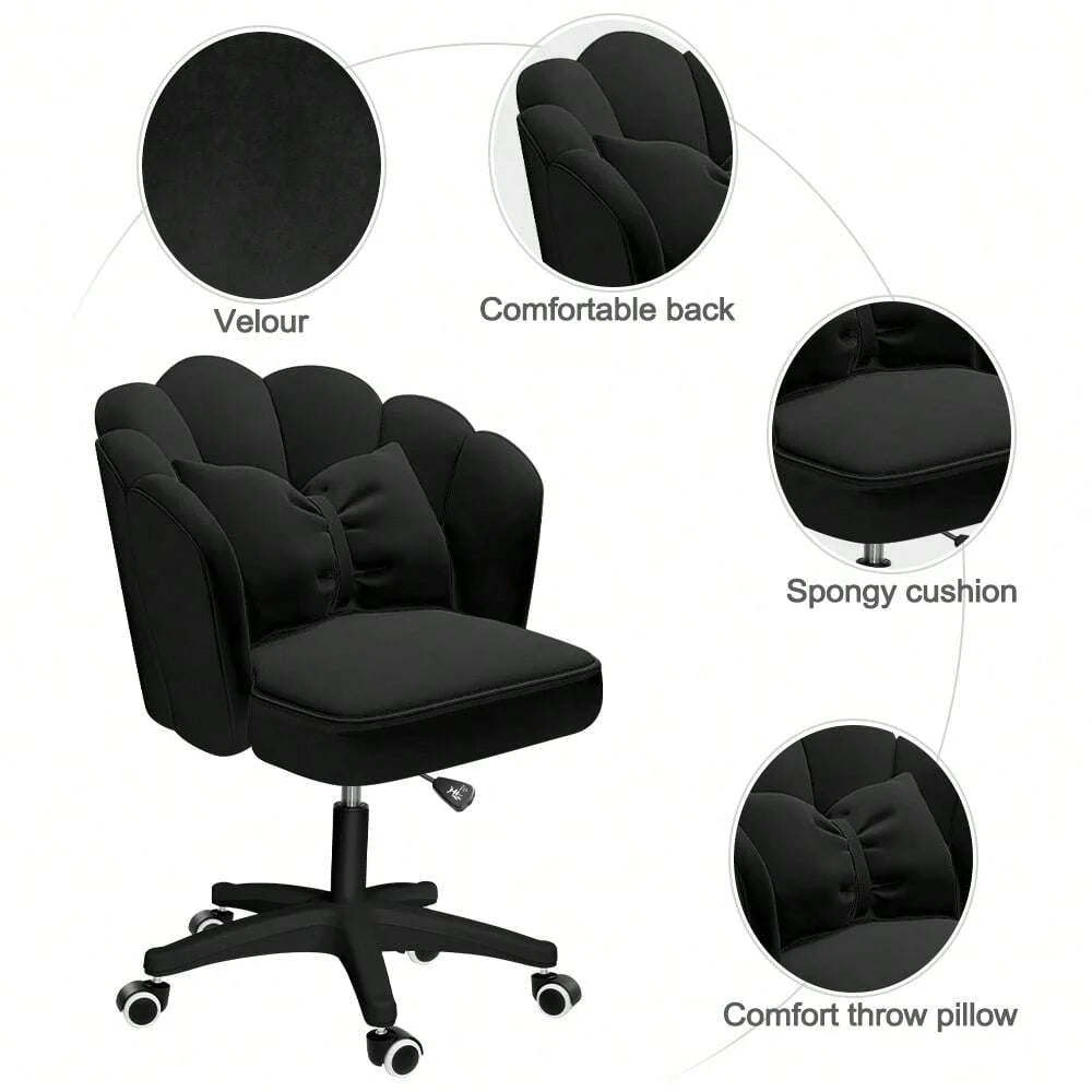 Cute Petal Adjustable Butterfly Desk Chair