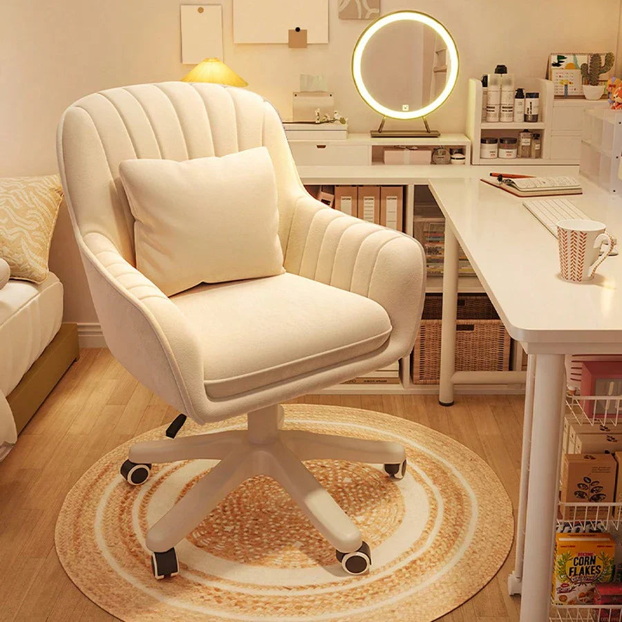 Cute Adjustable Mid-Back Office Chair