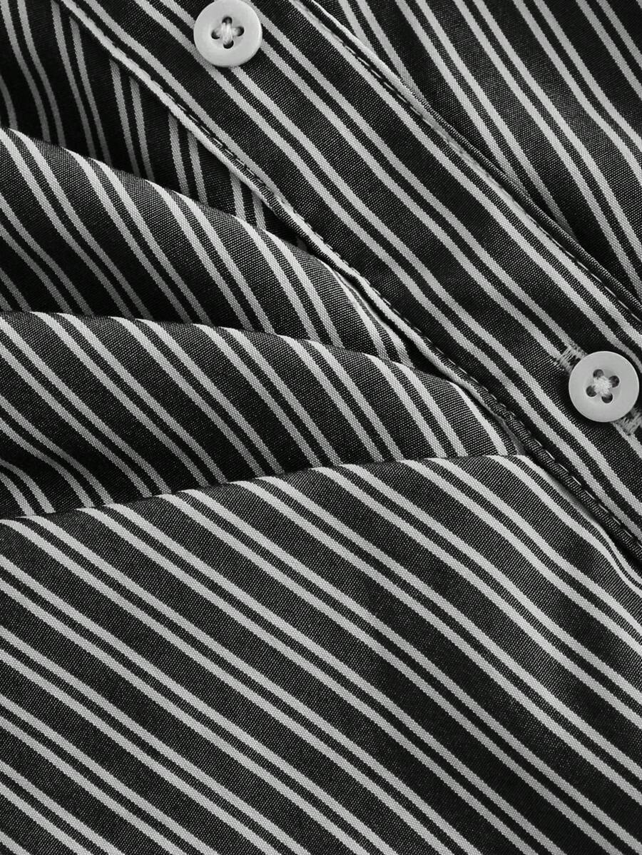 Women’s Striped Business Casual Blouse