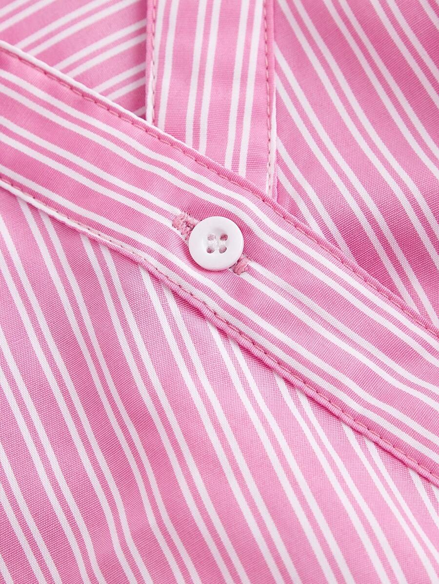 Women’s Striped Business Casual Blouse