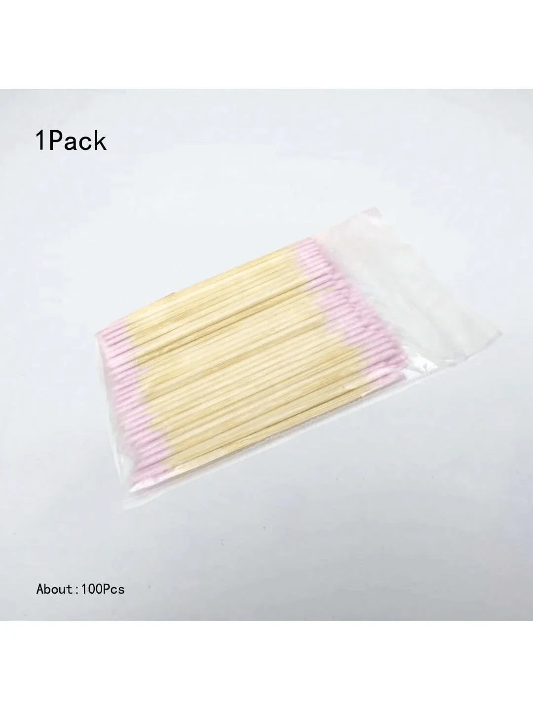 100/200/300/500/2000/5000pcs Double-Ended Nail Polish Remover Sticks, Small Dual-Tip Eyebrow Makeup Remover Tools, Approx. 100pcs/Pack (Packaged As 1/2/3/5 Packs)
