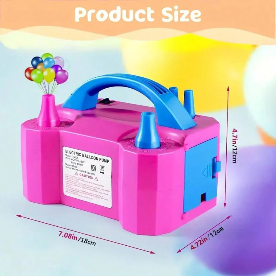 LocalPortable Electric Balloon Pump/Electric Balloon Inflator Decoration, Suitable For Halloween Parties, Gifts, Wedding Celebrations, Holiday Party Decoration, Balloon Pump