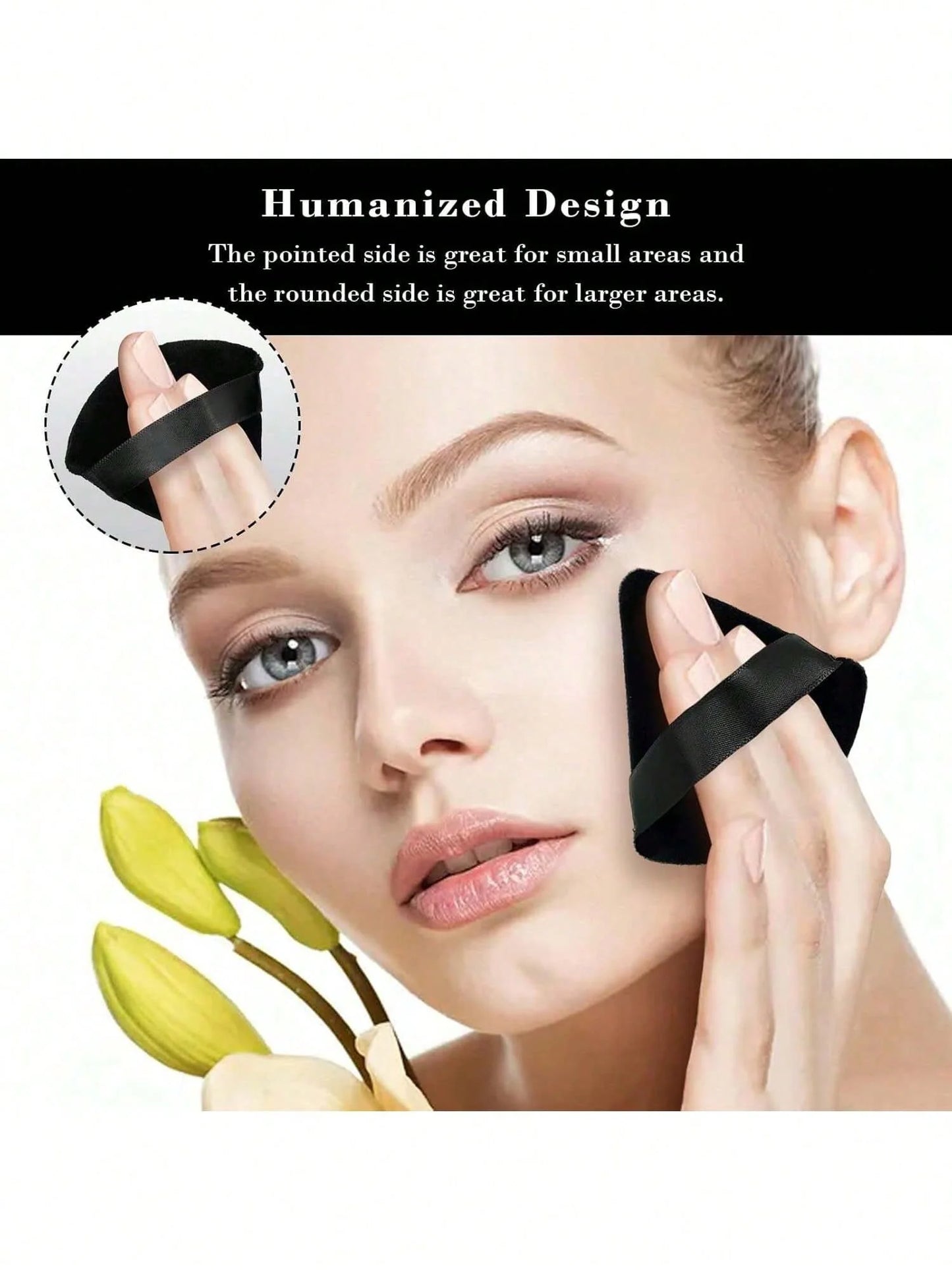 50/20/10pcs Velvet Triangle Makeup Sponges, Reusable Makeup Applicator Puff, Suitable For Foundation, Cream, BB Cushion,Makeup,Cheap,Room Decor,Vanity,Travel,Bedroom,Makeup Accessories,Puff,Makeup Blender,Powder Puff,Makeup Sponge,Cheap,Stocking Stuffers,