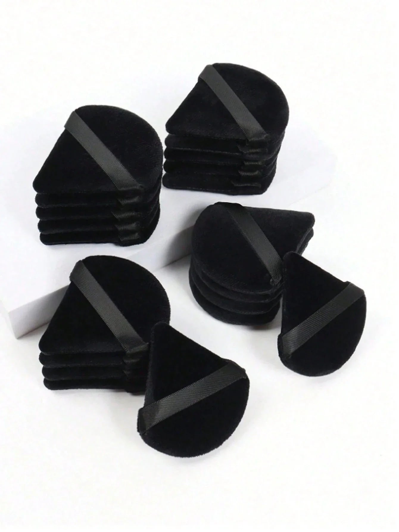 50/20/10pcs Velvet Triangle Makeup Sponges, Reusable Makeup Applicator Puff, Suitable For Foundation, Cream, BB Cushion,Makeup,Cheap,Room Decor,Vanity,Travel,Bedroom,Makeup Accessories,Puff,Makeup Blender,Powder Puff,Makeup Sponge,Cheap,Stocking Stuffers,