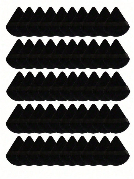 50/20/10pcs Velvet Triangle Makeup Sponges, Reusable Makeup Applicator Puff, Suitable For Foundation, Cream, BB Cushion,Makeup,Cheap,Room Decor,Vanity,Travel,Bedroom,Makeup Accessories,Puff,Makeup Blender,Powder Puff,Makeup Sponge,Cheap,Stocking Stuffers,