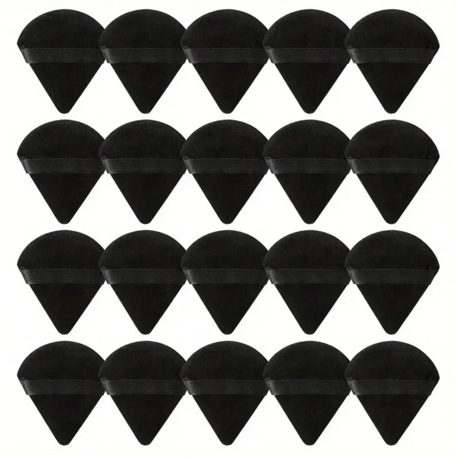 50/20/10pcs Velvet Triangle Makeup Sponges, Reusable Makeup Applicator Puff, Suitable For Foundation, Cream, BB Cushion,Makeup,Cheap,Room Decor,Vanity,Travel,Bedroom,Makeup Accessories,Puff,Makeup Blender,Powder Puff,Makeup Sponge,Cheap,Stocking Stuffers,