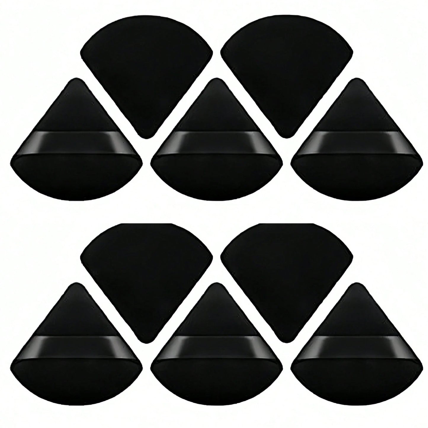 50/20/10pcs Velvet Triangle Makeup Sponges, Reusable Makeup Applicator Puff, Suitable For Foundation, Cream, BB Cushion,Makeup,Cheap,Room Decor,Vanity,Travel,Bedroom,Makeup Accessories,Puff,Makeup Blender,Powder Puff,Makeup Sponge,Cheap,Stocking Stuffers,