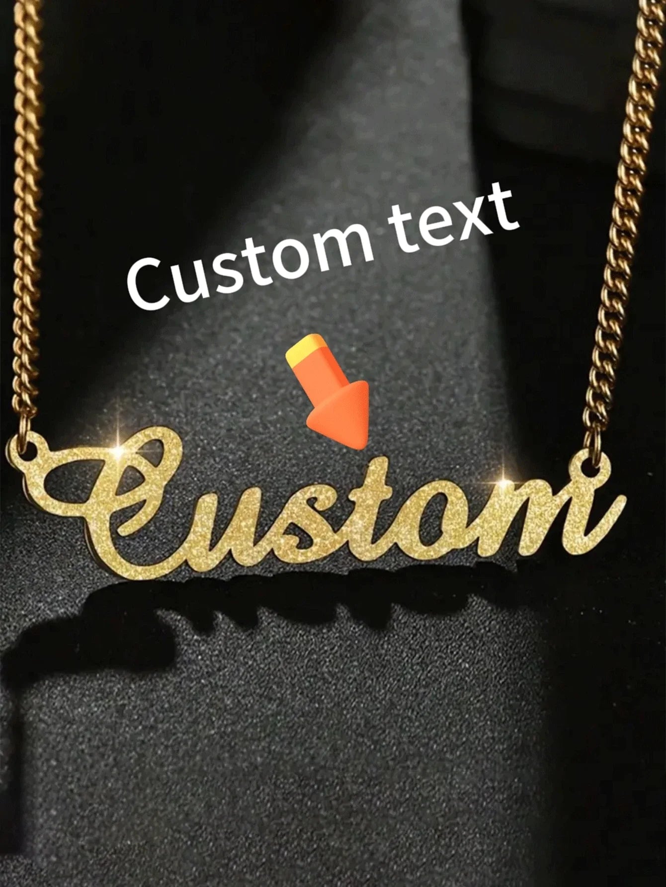 Fashionable Luxury Customized Stainless Steel Necklace, Personalized Matte Surface Pendant, Back To School Season,Back To School Fashion
