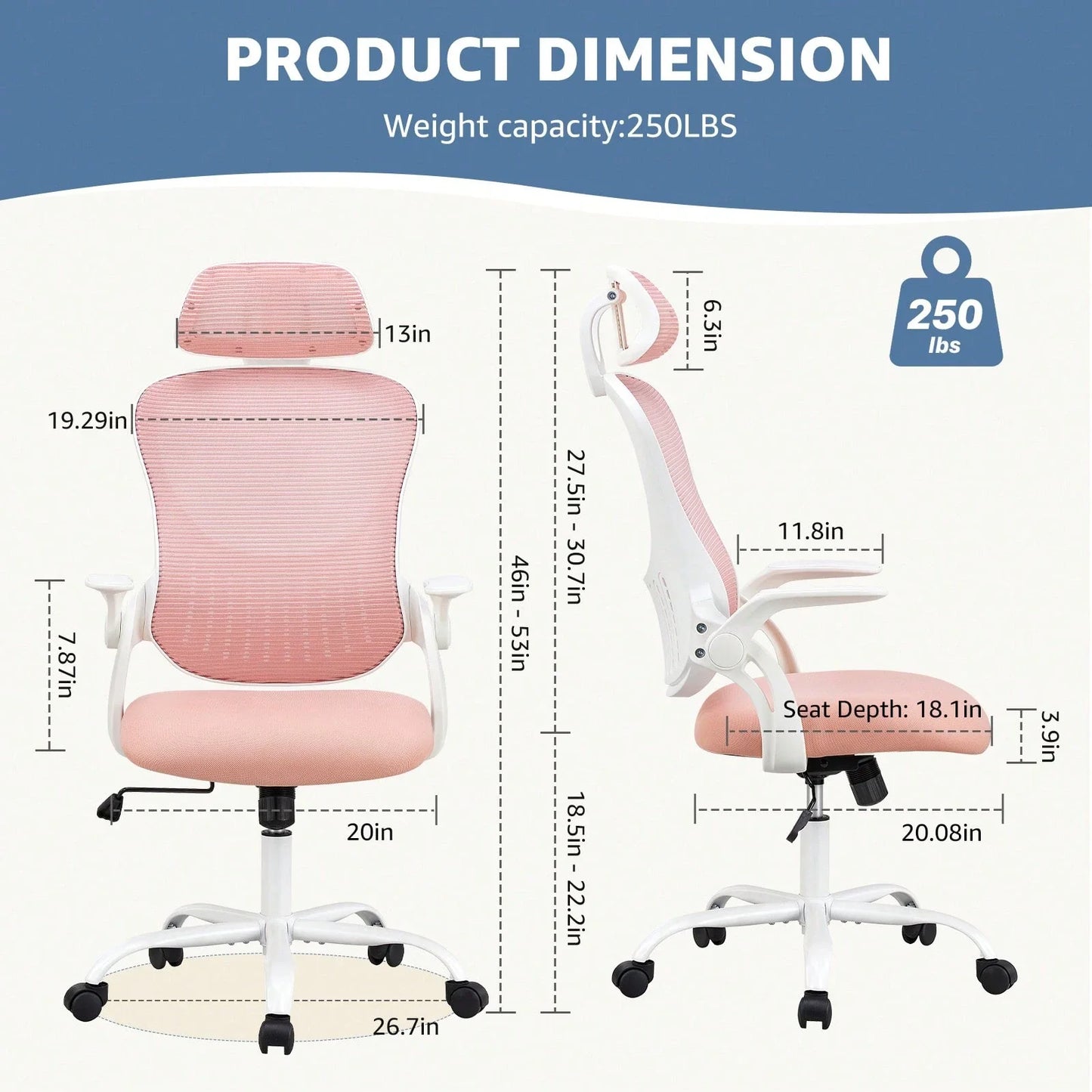 OLIXIS Ergonomic High-Back Office Chair