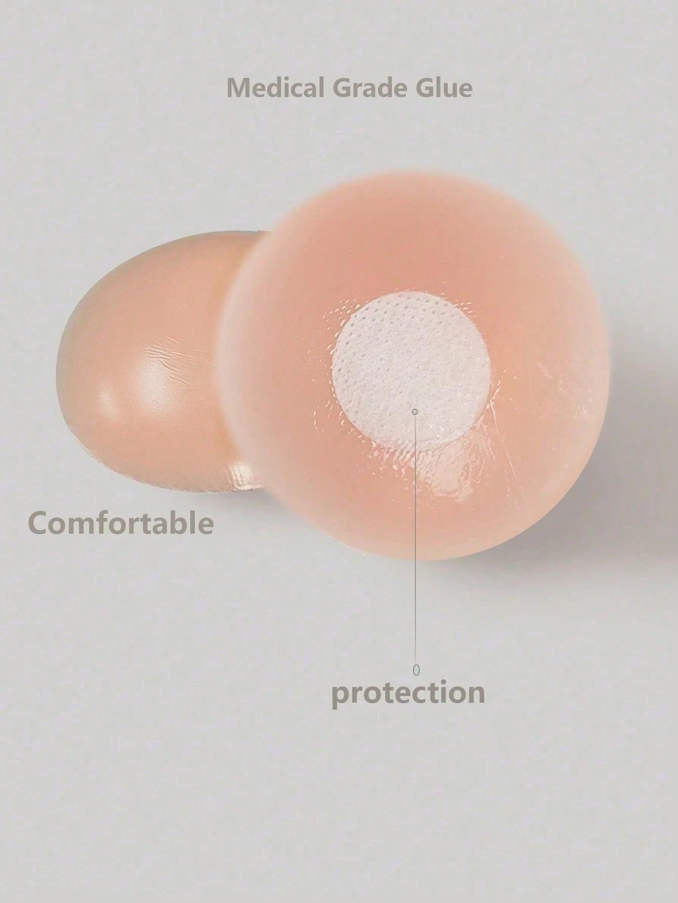 2/6/12 PCS Nipple Covers For Women, Reusable Nipple Coverings, Nipple Pasties, Boob Pasties, Reusable Silicone Adhesive Invisible Pasty Nipple Covers For Women With Travel Box