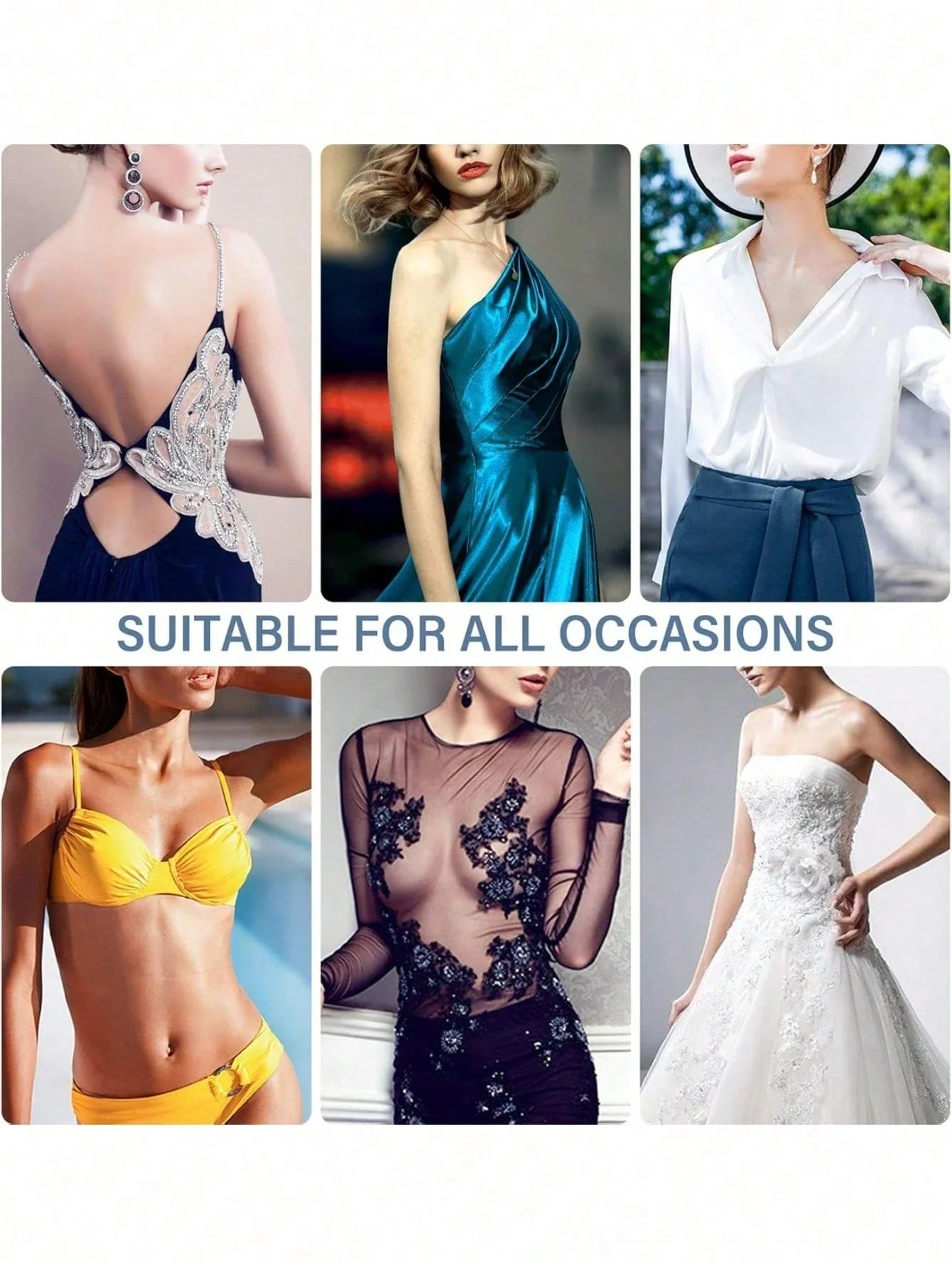 2/6/12 PCS Nipple Covers For Women, Reusable Nipple Coverings, Nipple Pasties, Boob Pasties, Reusable Silicone Adhesive Invisible Pasty Nipple Covers For Women With Travel Box