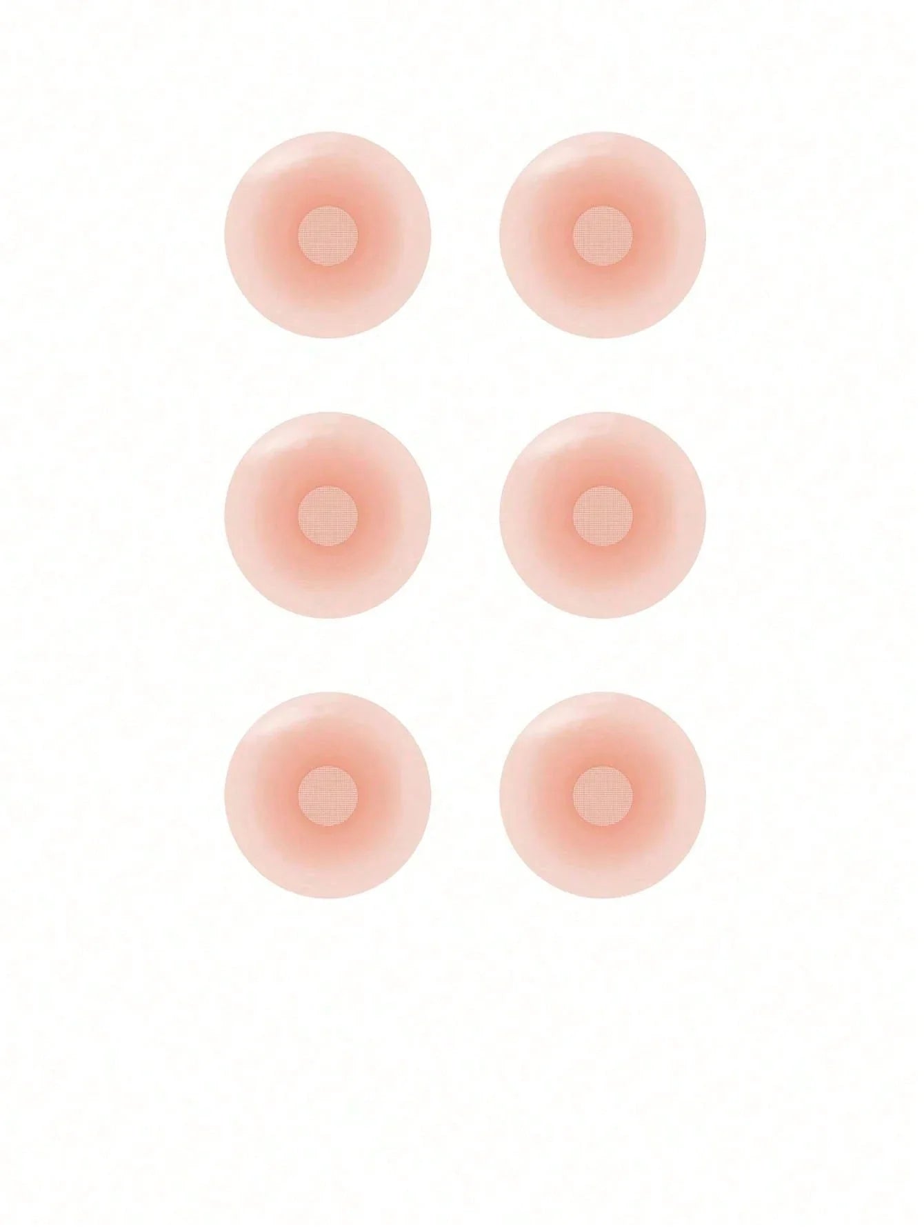 2/6/12 PCS Nipple Covers For Women, Reusable Nipple Coverings, Nipple Pasties, Boob Pasties, Reusable Silicone Adhesive Invisible Pasty Nipple Covers For Women With Travel Box