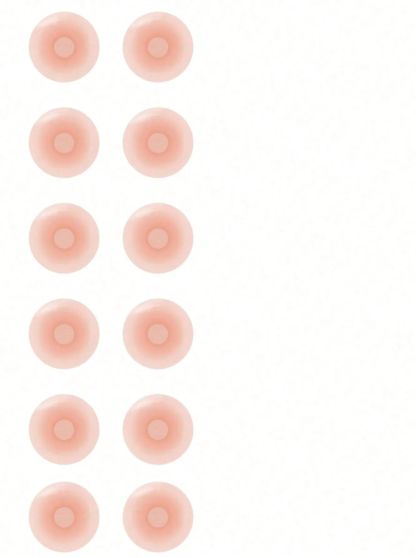 2/6/12 PCS Nipple Covers For Women, Reusable Nipple Coverings, Nipple Pasties, Boob Pasties, Reusable Silicone Adhesive Invisible Pasty Nipple Covers For Women With Travel Box