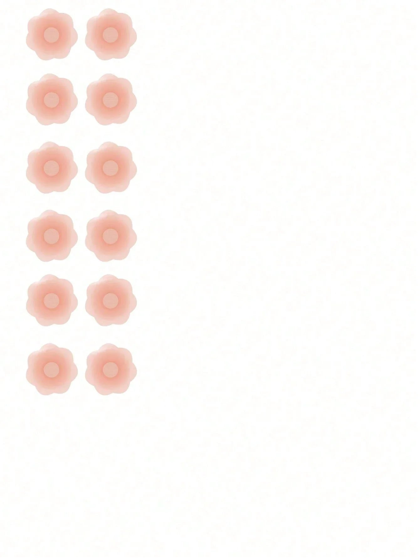 2/6/12 PCS Nipple Covers For Women, Reusable Nipple Coverings, Nipple Pasties, Boob Pasties, Reusable Silicone Adhesive Invisible Pasty Nipple Covers For Women With Travel Box