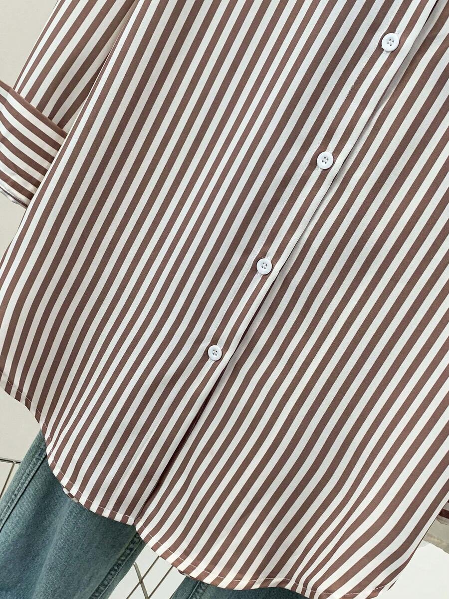 Women’s Striped Long Sleeve Blouse