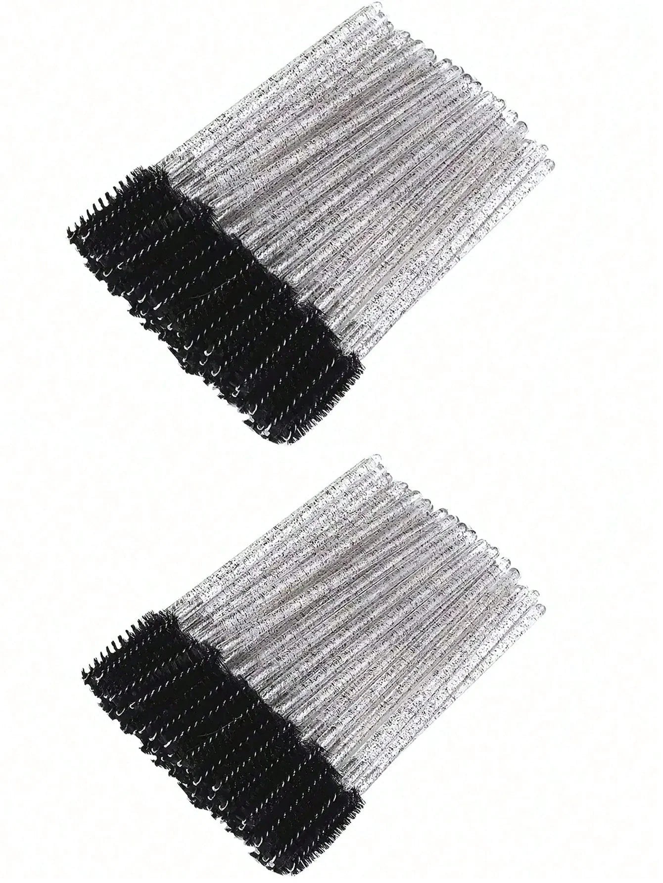 100PCS Crystal Pink Eyelash Brushes, Mascara Wands With Container, Bendable Disposable Eyebrow Spoolies, Lash Brush For Lash Extensions, Eyebrow Spoolie, Castor Oil Brushes,Eyebrow Brush,Eyeshadow Brush,Spoolie,Spoolie Brush