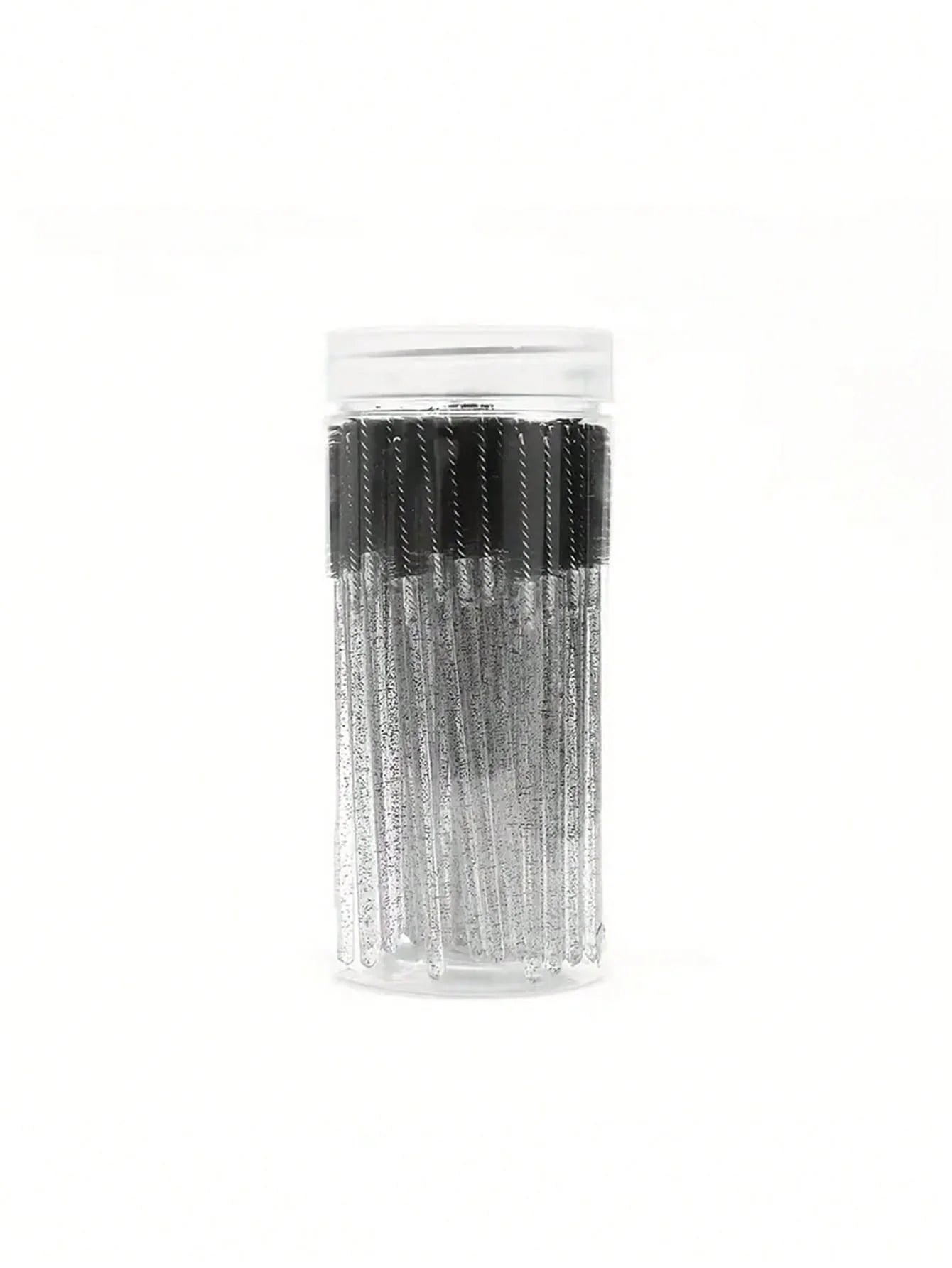 100PCS Crystal Pink Eyelash Brushes, Mascara Wands With Container, Bendable Disposable Eyebrow Spoolies, Lash Brush For Lash Extensions, Eyebrow Spoolie, Castor Oil Brushes,Eyebrow Brush,Eyeshadow Brush,Spoolie,Spoolie Brush