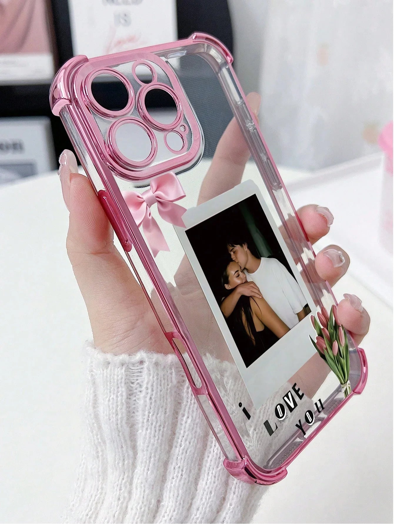Personalized Couple Hug Phone Case